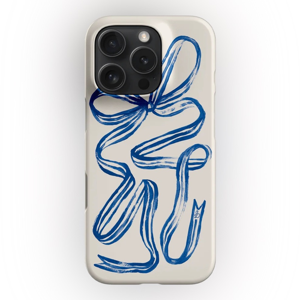The Dairy Bowerbird Ribbon Phone Case